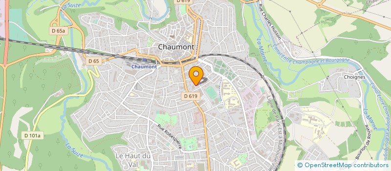 localisation de l'entreprise ANNONCETOP à CHAUMONT