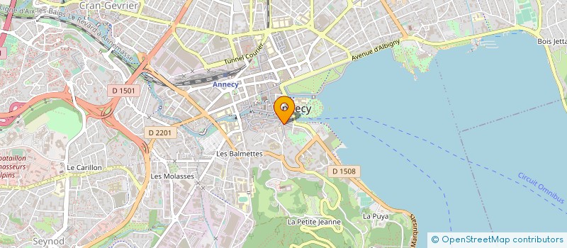 localisation de l'entreprise ANNONCIADES PRODUCTION à ANNECY