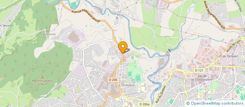 localisation de l'entreprise ANNONIM  ANNONAY