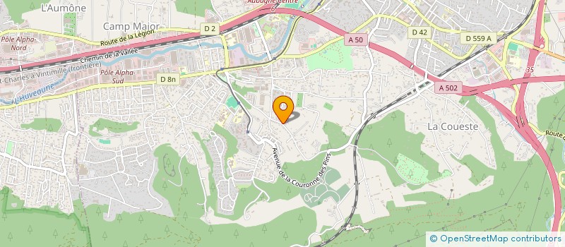 localisation de l'entreprise ANNOT CONSEIL PR à AUBAGNE