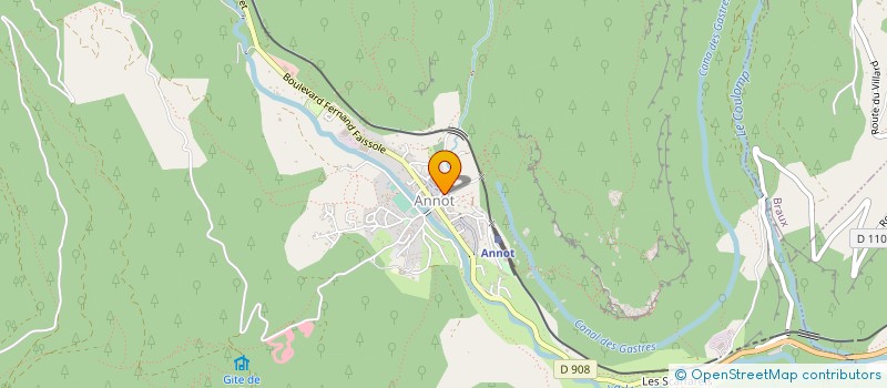 localisation de l'entreprise ANNOT-IMMO à ANNOT