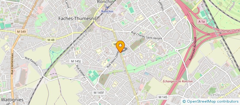 localisation de l'entreprise ANNOUHMAN à LA MADELEINE