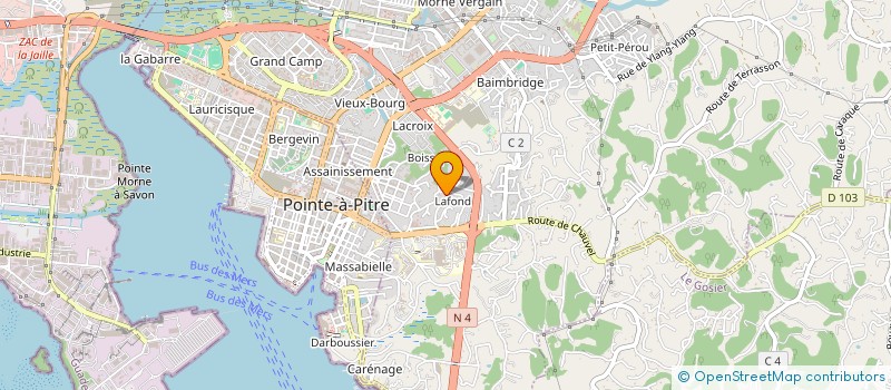 localisation de l'entreprise ANNOUMAN à LES ABYMES
