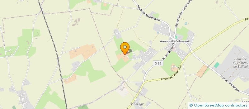 localisation de l'entreprise ANNOUV'EQUID ET ASSOCIES  ANNOUVILLE-VILMESNIL