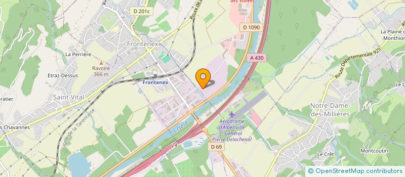 localisation de l'entreprise ANNOVATI DIFFUSION à TOURNON