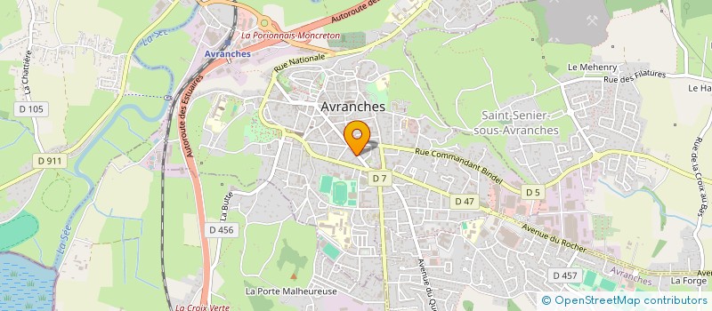 localisation de l'entreprise ANNRE à GRANVILLE