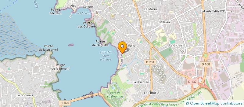 localisation de l'entreprise ANNROSAIS  SAINT-MALO