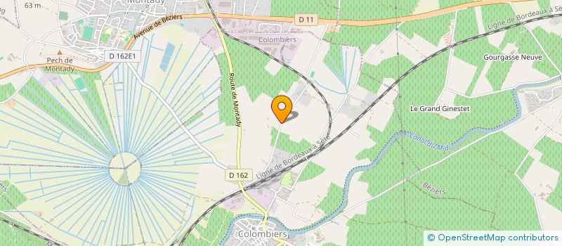 localisation de l'entreprise ANNSO à COLOMBIERS