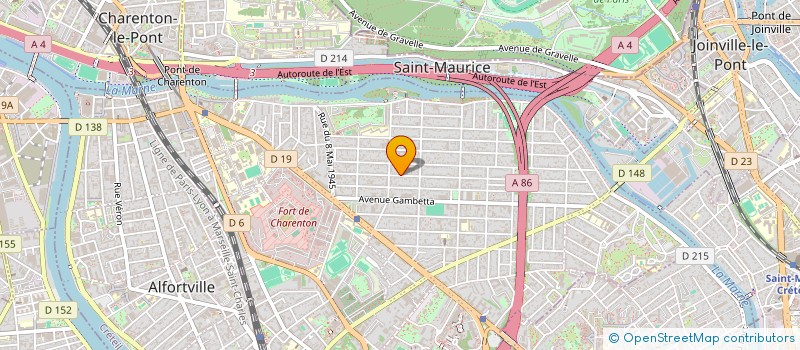 localisation de l'entreprise ANNUAIRE DES PROS EN LIGNE  MAISONS-ALFORT