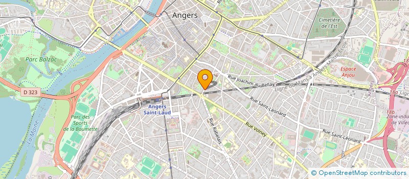 localisation de l'entreprise ANNUAIRE MEMBRES DE LA LEGION D HONNEUR à ANGERS