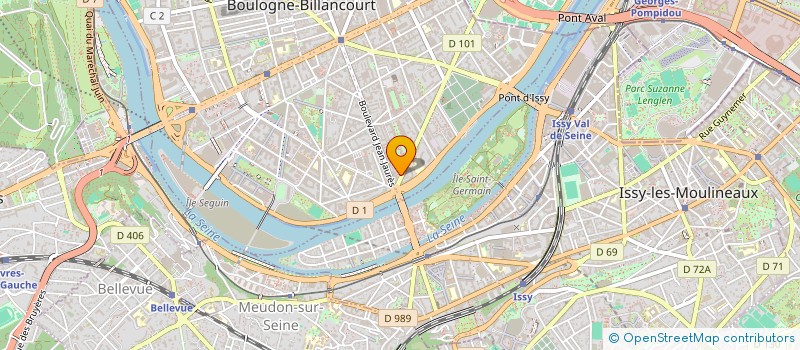 localisation de l'entreprise ANNUART à BOULOGNE-BILLANCOURT