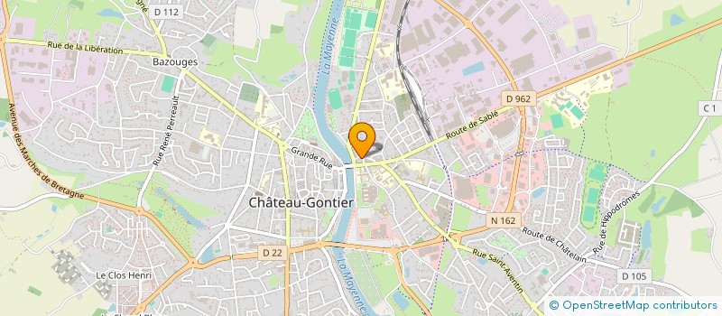 localisation de l'entreprise ANNUIT COEPTIS  CHATEAU-GONTIER-SUR-MAYENNE