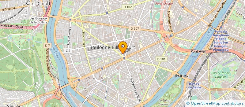 localisation de l'entreprise ANNVERO à BOULOGNE-BILLANCOURT