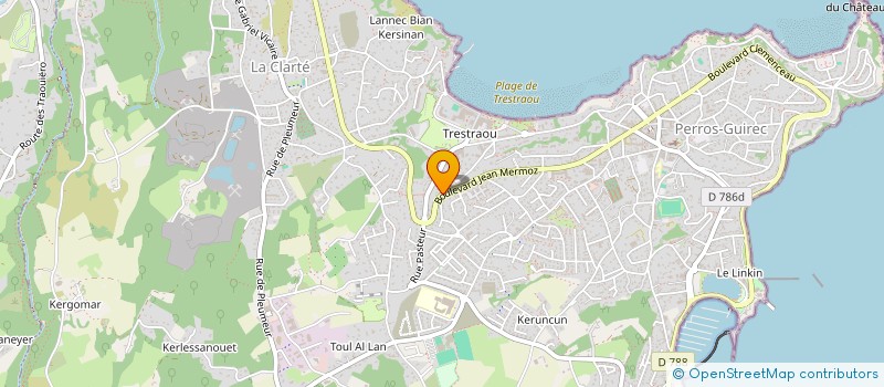 localisation de l'entreprise ANNWVYN à PERROS-GUIREC