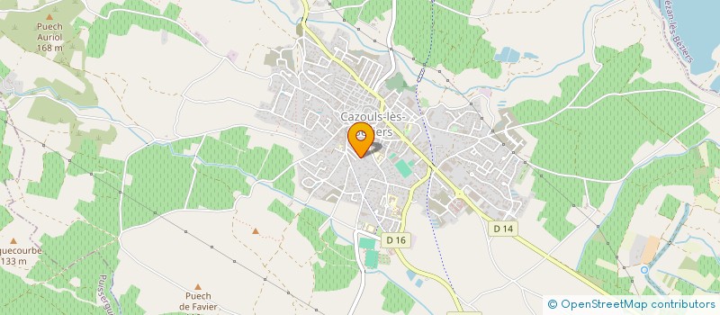 localisation de l'entreprise ANNY-PIERRE  CAZOULS-LES-BEZIERS