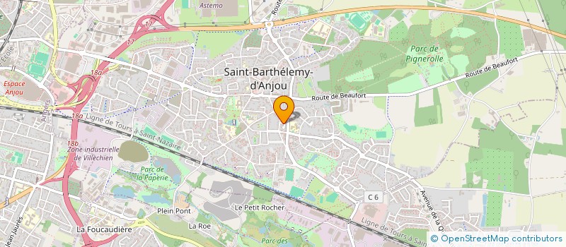 localisation de l'entreprise ANO  SAINT-BARTHELEMY-D'ANJOU