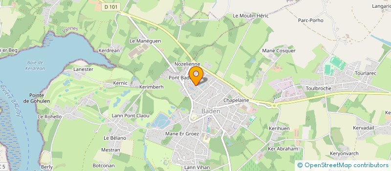 localisation de l'entreprise ANOANA  BADEN