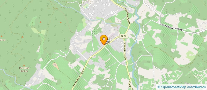 localisation de l'entreprise ANOCA  COTIGNAC