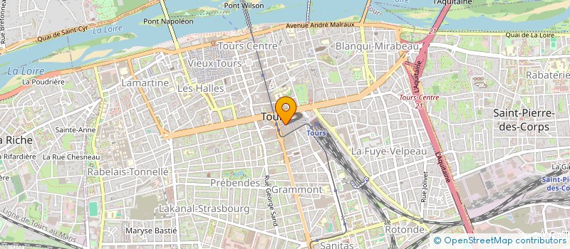 localisation de l'entreprise ANOCARIS CAR RENTAL  TOURS