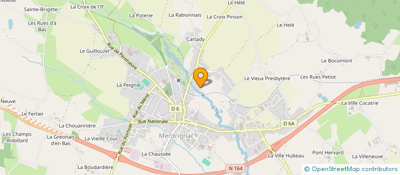 localisation de l'entreprise ANOCCENIMA  MERDRIGNAC