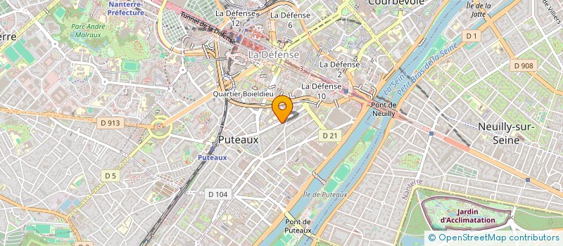 localisation de l'entreprise ANOCLEF  PUTEAUX