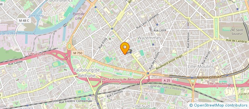 localisation de l'entreprise ANOCPHI à LILLE