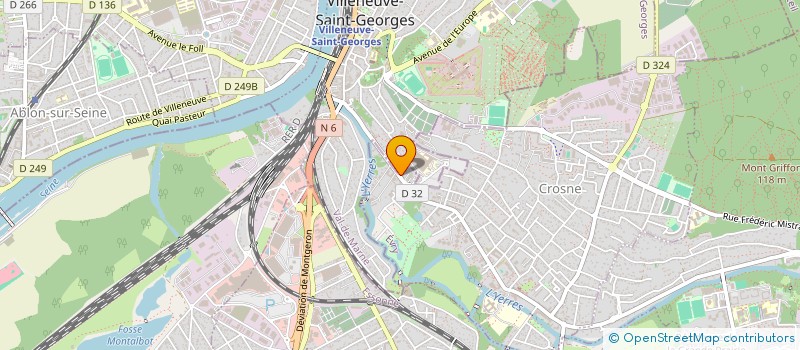 localisation de l'entreprise ANODE 1 à CROSNE