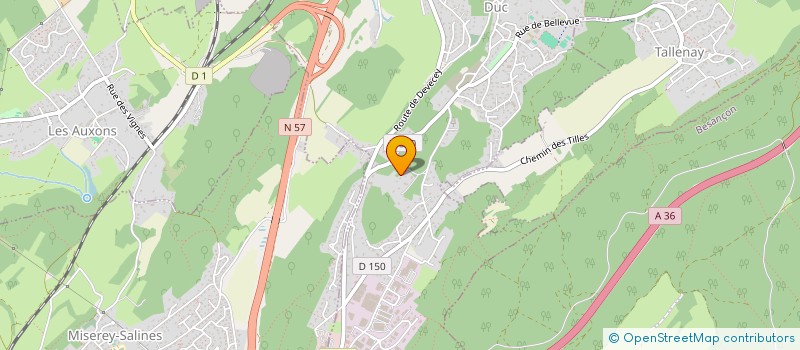 localisation de l'entreprise ANODE  CHATILLON-LE-DUC