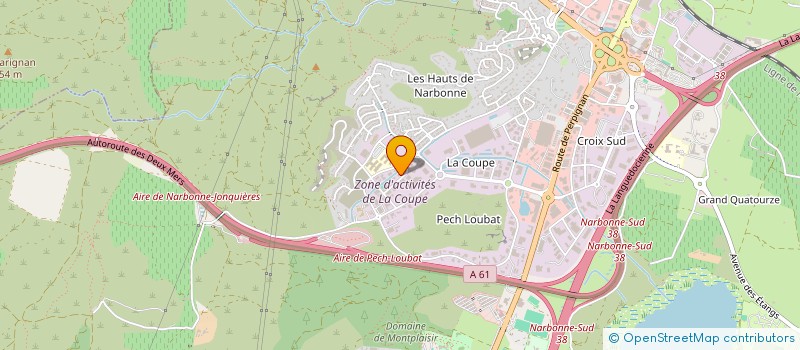 localisation de l'entreprise ANODE à NARBONNE