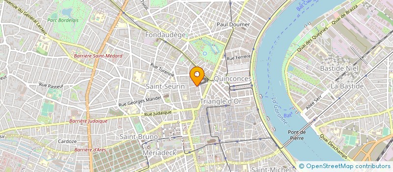 localisation de l'entreprise ANODE & CATHODE à BORDEAUX