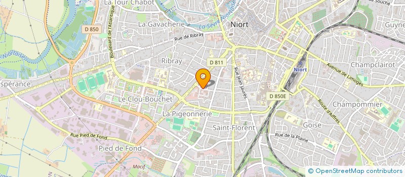 localisation de l'entreprise ANODE STRATEGIE DIGITALE à NIORT