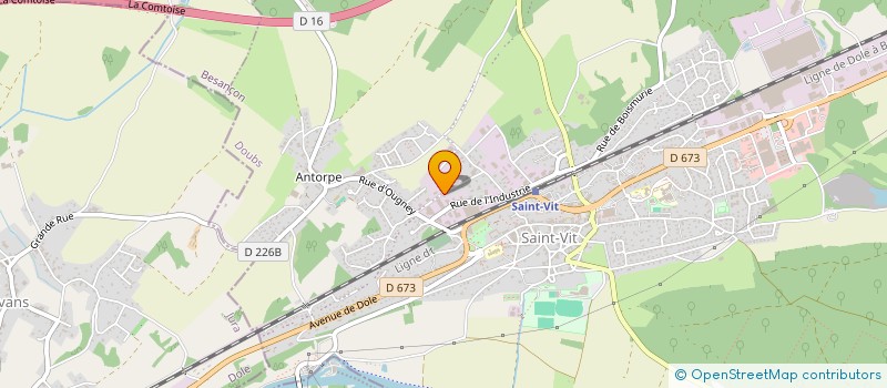 localisation de l'entreprise ANODEST à SAINT-VIT