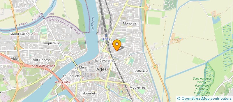 localisation de l'entreprise ANODINE  ARLES