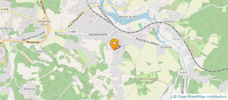 localisation de l'entreprise ANOE.DISTRI  MAGNAC-SUR-TOUVRE