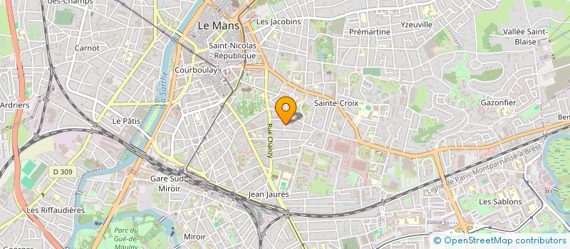 localisation de l'entreprise ANOIS à LE MANS