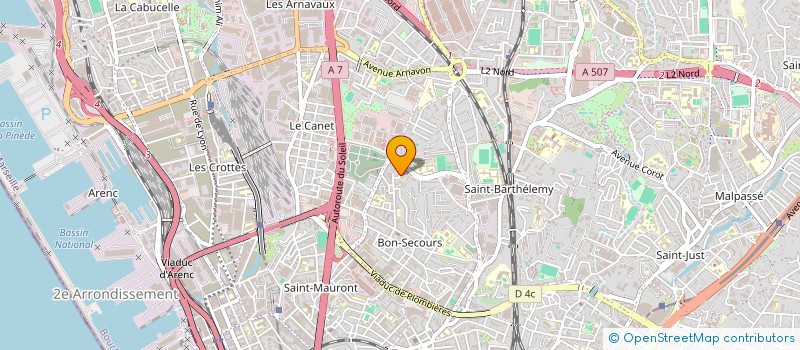 localisation de l'entreprise ANOKA à MARSEILLE