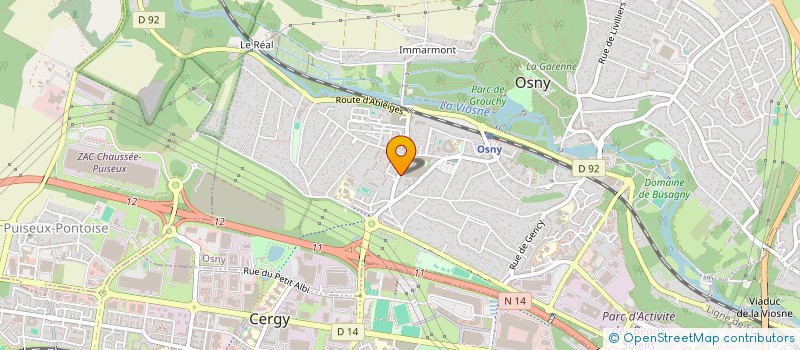 localisation de l'entreprise ANOLEC-CONSULTING à OSNY