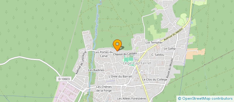 localisation de l'entreprise ANOMABU à LEGE-CAP-FERRET