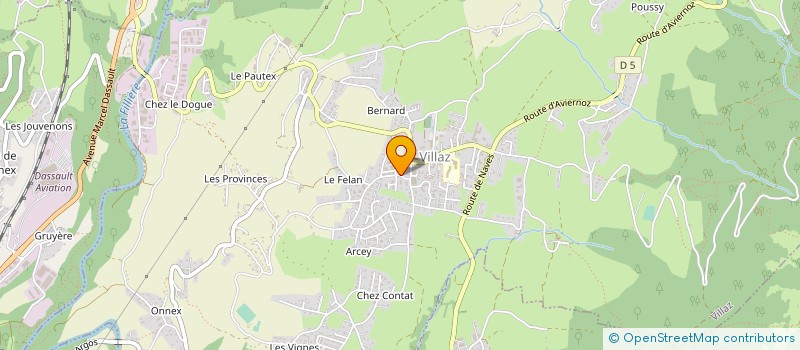 localisation de l'entreprise ANOMAX à FILLIERE