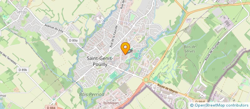 localisation de l'entreprise ANOMEN à SAINT-GENIS-POUILLY