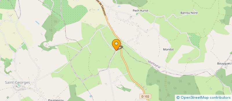 localisation de l'entreprise ANON  BOURLENS