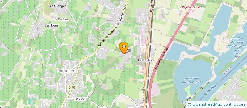 localisation de l'entreprise ANON HOLDING  POMMIERS