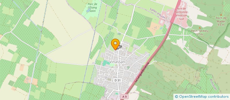 localisation de l'entreprise ANONYM'US MUSIQUE ASSOCIATION  VINASSAN