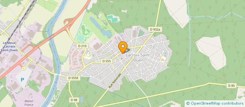 localisation de l'entreprise ANONYME SYSTEME KREW  LACROIX-SAINT-OUEN