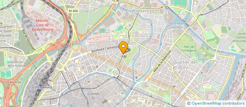 localisation de l'entreprise ANOPAX à STRASBOURG