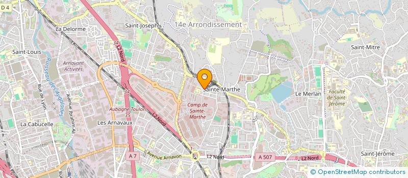 localisation de l'entreprise ANOPE INGENIERIE CONCEPT à MARSEILLE