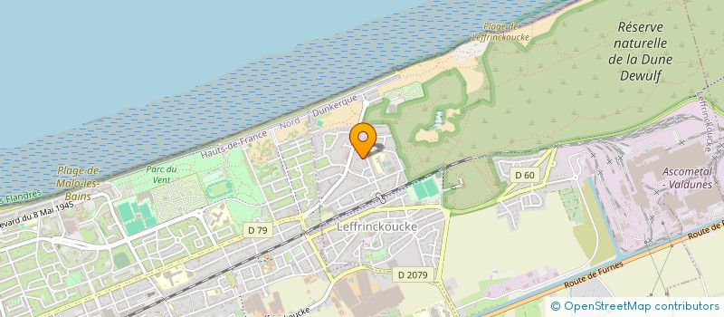 localisation de l'entreprise ANOPSIE  LEFFRINCKOUCKE