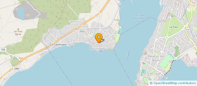 localisation de l'entreprise ANOR  BOUZIGUES