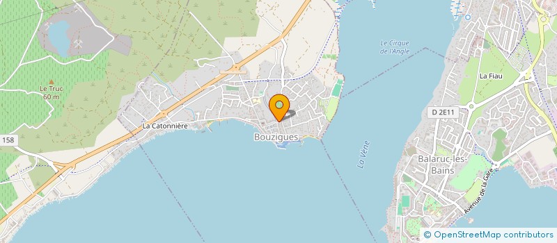 localisation de l'entreprise ANOR SCI  BOUZIGUES