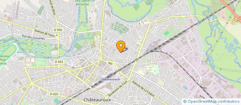 localisation de l'entreprise ANORAK à CHATEAUROUX